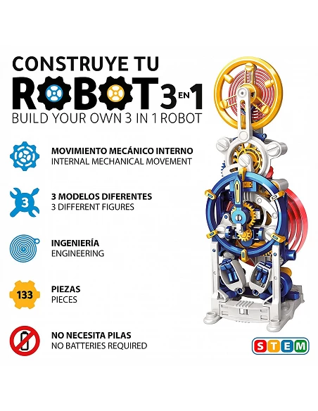 Xtrem Construye tu Robot 3 en 1