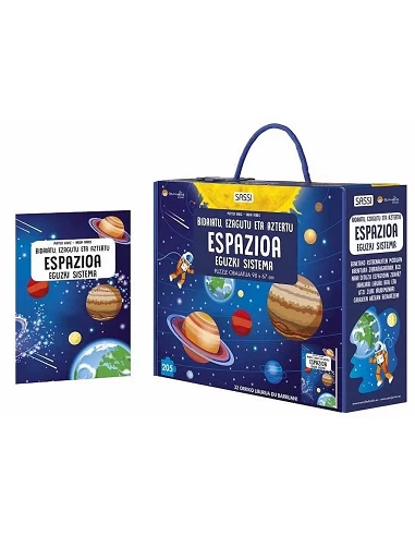 Espazioa Eguzki Sistema - Bidaiatu Ezagutu eta Aztertu Libro Puzzle