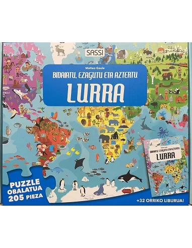 Lurra - Bidaiatu, Ezagutu eta Aztertu Liburua-Puzzle 205 piezas