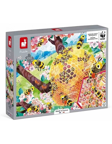 La Vida De Las Abejas Puzzle 100 piezas