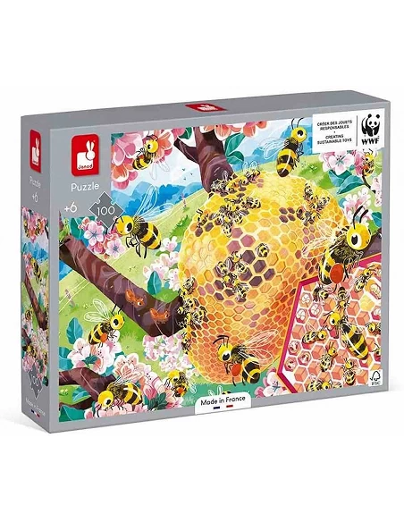 La Vida De Las Abejas Puzzle 100 piezas