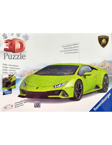 Puzzle 3D - Lamborghini Huracán EVO 108 piezas