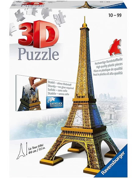 Puzzle 3D La Torre Eiffel 216 piezas