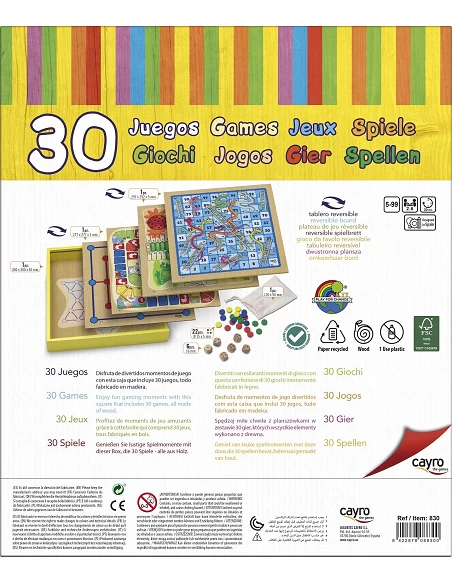 30 Juegos de mesa cayro