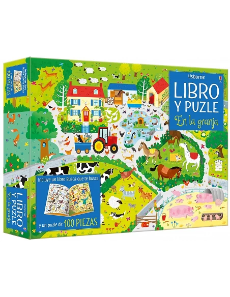 Libro Puzzle En La Granja 100 piezas