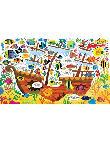 Libro Puzzle En El Mar 100 piezas