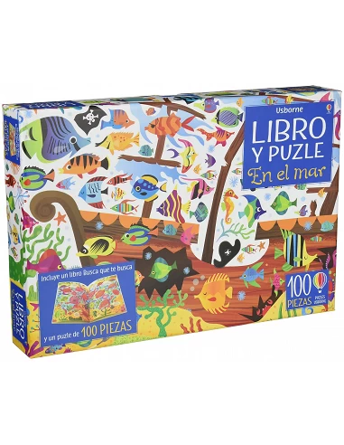 Libro Puzzle En El Mar 100 piezas