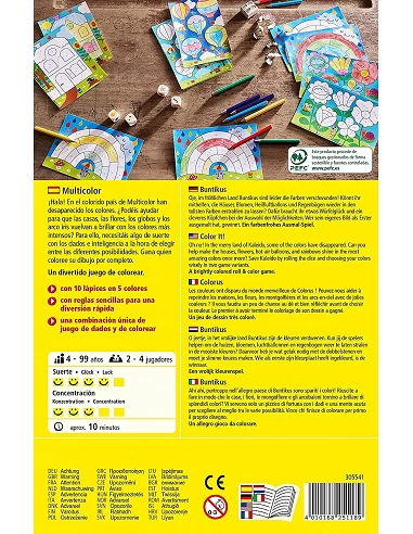 Multicolor juego de mesa haba