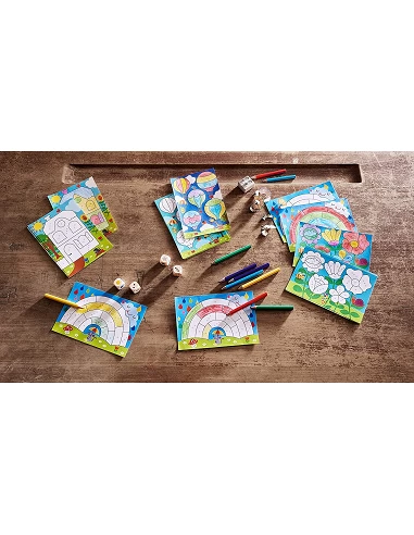 Multicolor juego de mesa haba
