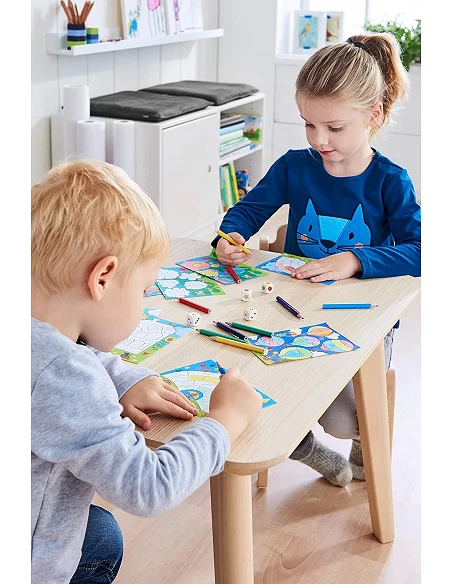 Multicolor juego de mesa haba
