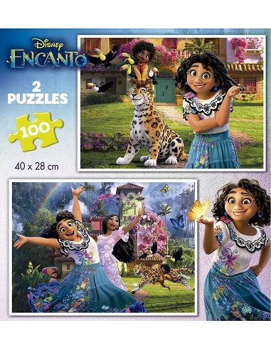 Puzzle Encanto Disney 2×100 piezas