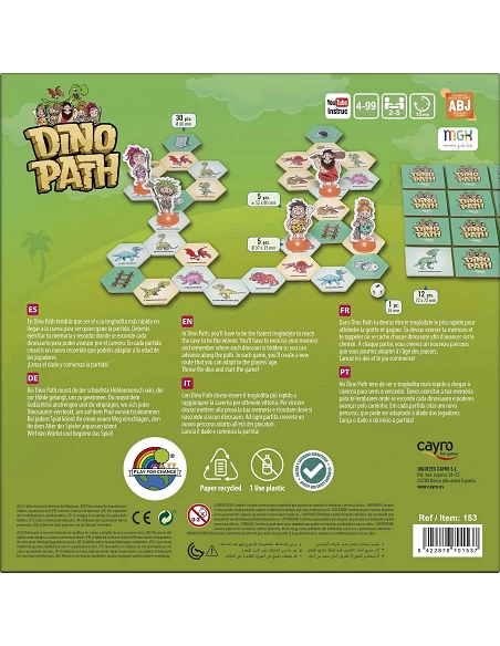 Dino Path juego de mesa