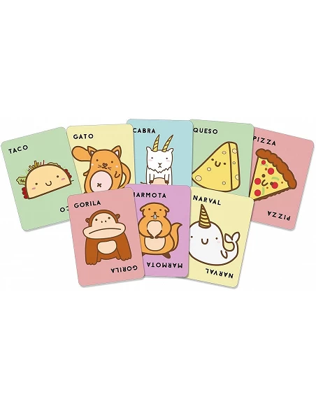 Taco Gato Cabra Queso Pizza juego de cartas