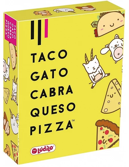 Taco Gato Cabra Queso Pizza juego de cartas