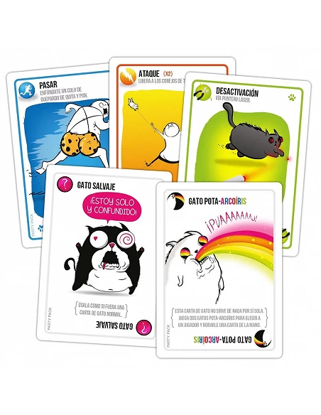 Exploding Kittens Party Pack juego de cartas