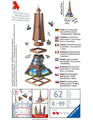 Mini Torre Eiffel Puzzle 3D