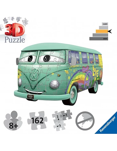 Volkswagen T1 Cars Puzzle 3D