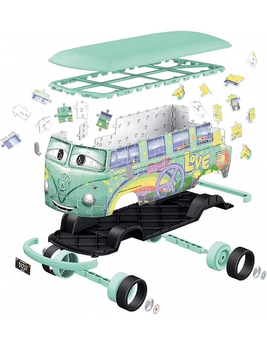 Volkswagen T1 Cars Puzzle 3D