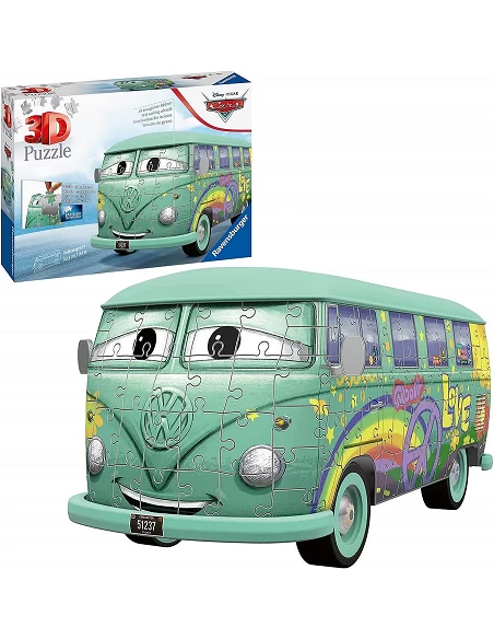 Volkswagen T1 Cars Puzzle 3D