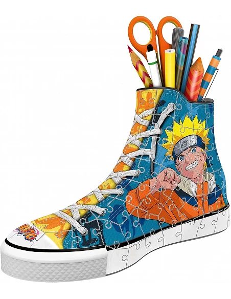 Puzzle 3D Portalápices Zapatilla Naruto