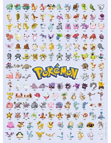 Puzzle Pokémon 500 Piezas