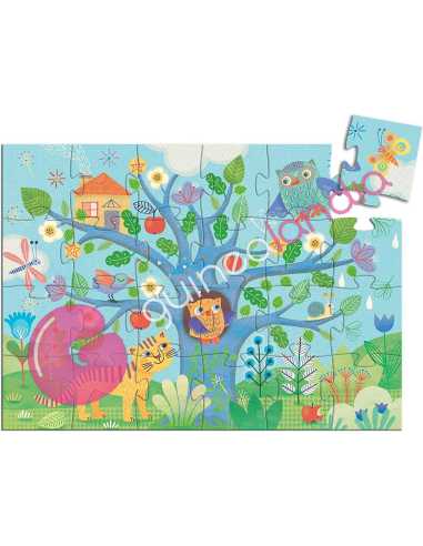 Puzzle Silueta Hola Búho 24 piezas