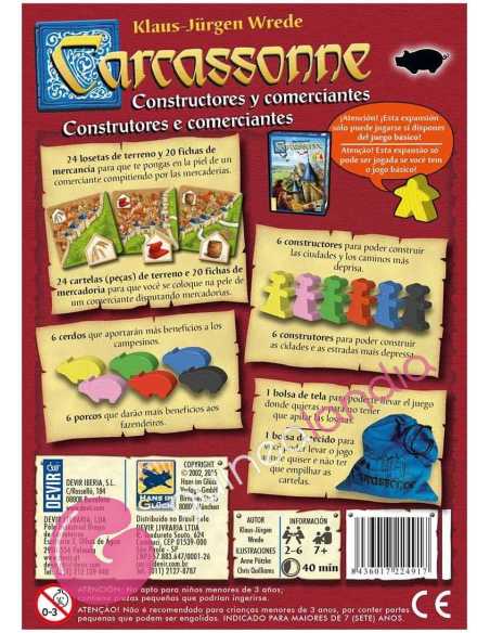 Carcassonne: Constructores y Comerciantes