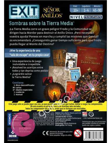 Exit: El Señor de los Anillos - Sombras sobre la Tierra Media