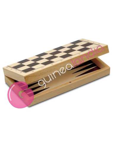 3 en 1 Ajedrez - Damas - Backgammon