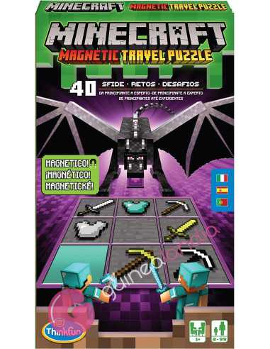 Minecraft Travel Puzzle Magnético