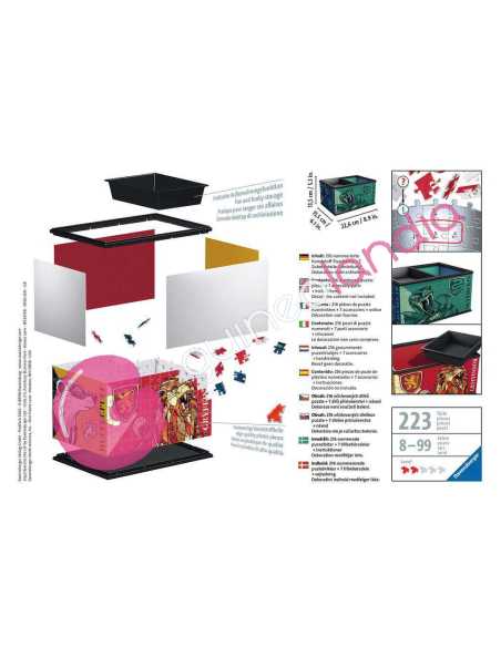Harry Potter caja de almacenamiento puzzle 3d