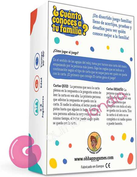 ¿Cuánto conoces a tu Familia?