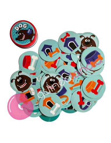 Cartas Redondas Funtastic - Dog Con Caja