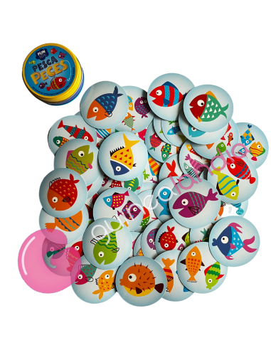 Cartas Redondas Funtastic - Pesca Peces