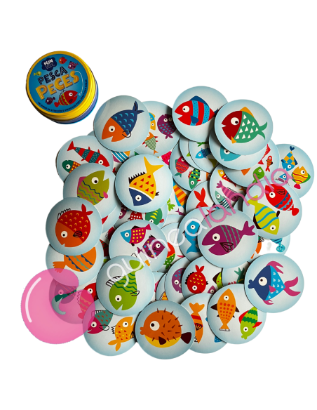 Cartas Redondas Funtastic - Pesca Peces