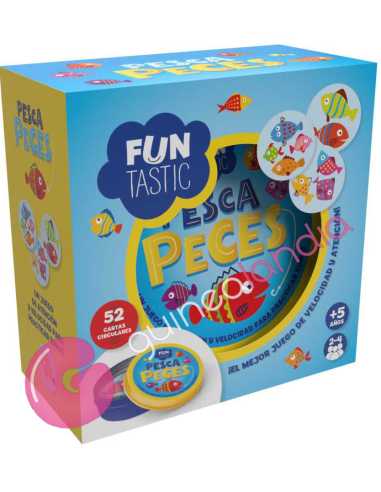 Cartas Redondas Funtastic - Pesca Peces