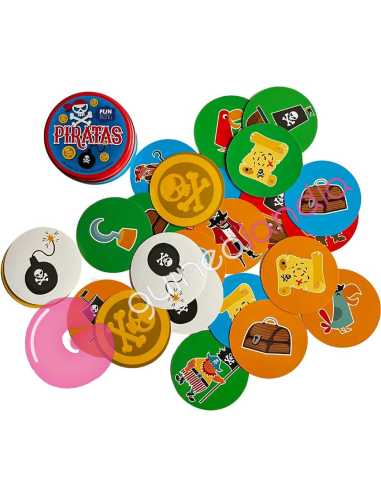 Cartas Redondas Funtastic - Piratas