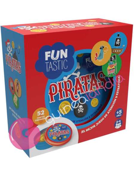 Cartas Redondas Funtastic - Piratas