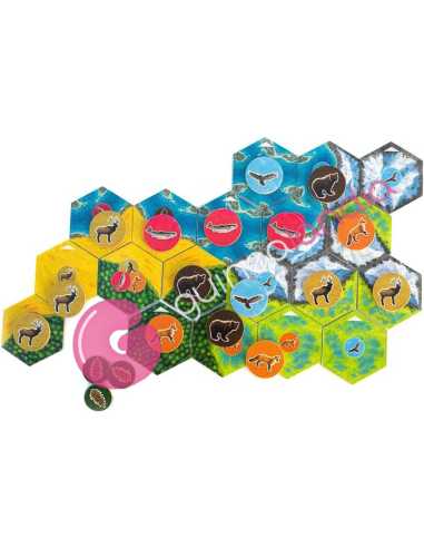 Cascadia juego de mesa