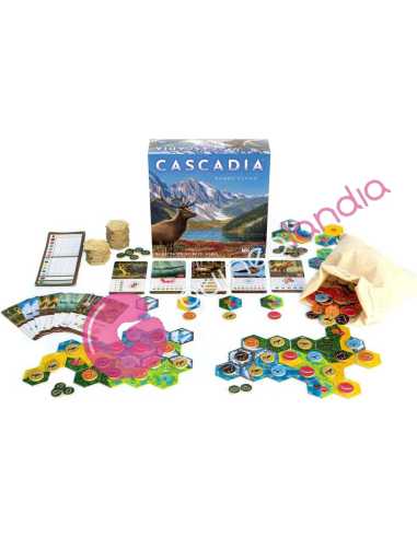 Cascadia juego de mesa