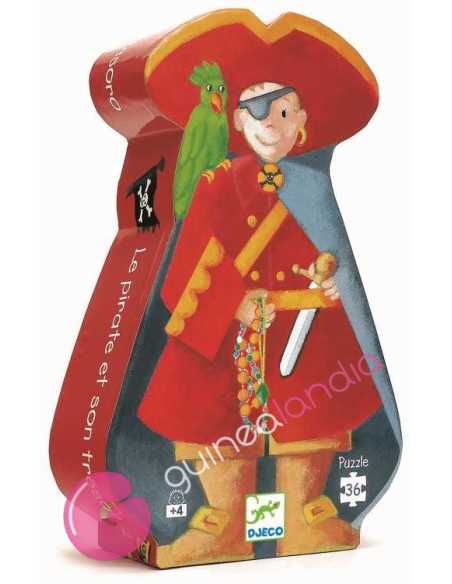 Puzzle Silueta El Pirata 36 piezas