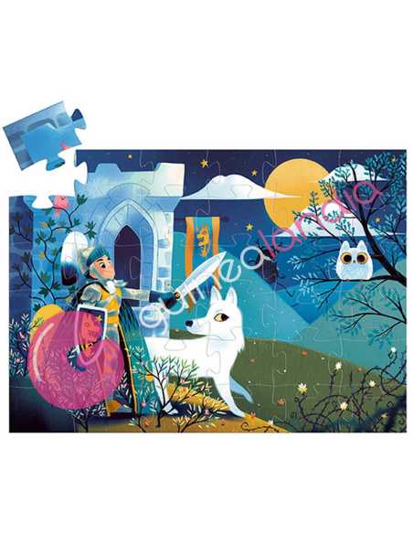 Puzzle Silueta El Caballero de la luna llena 36 piezas