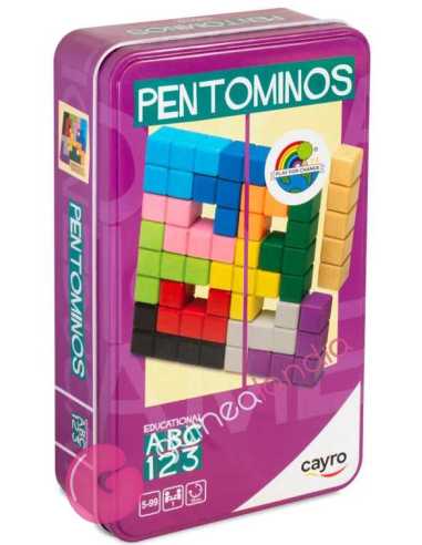 Pentominos Caja Metálica Viaje