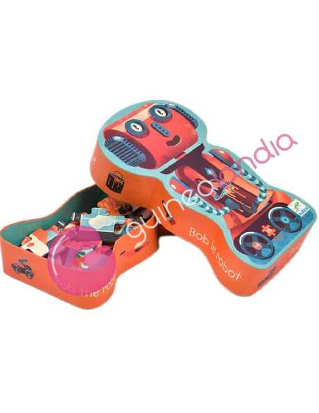 Puzzle Silueta Bob El Robot 36 piezas