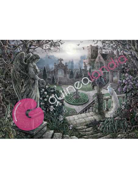 Escape Puzzle - Medianoche en jardín 368 piezas