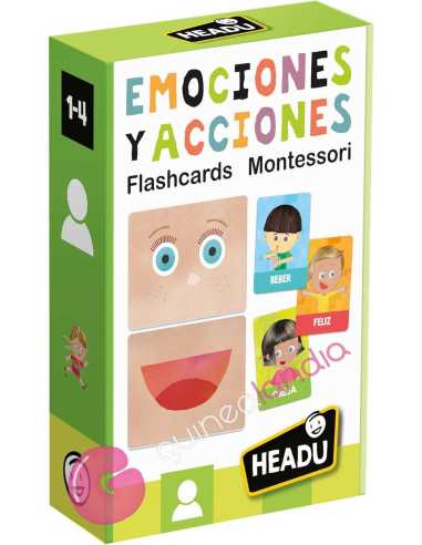 Flashcards Montessori Emociones y Acciones