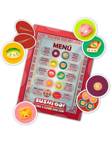 Sushi Go Gira y Come Dim Sum