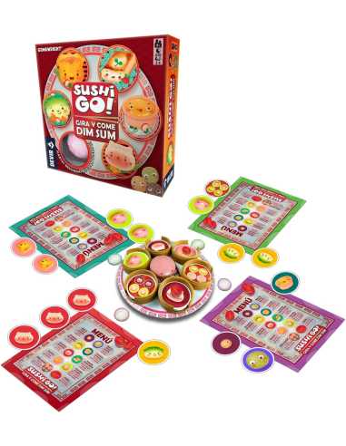 Sushi Go Gira y Come Dim Sum