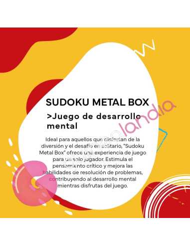 Sudoku Metal Box