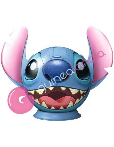 Stitch con Orejas Puzzle 3D